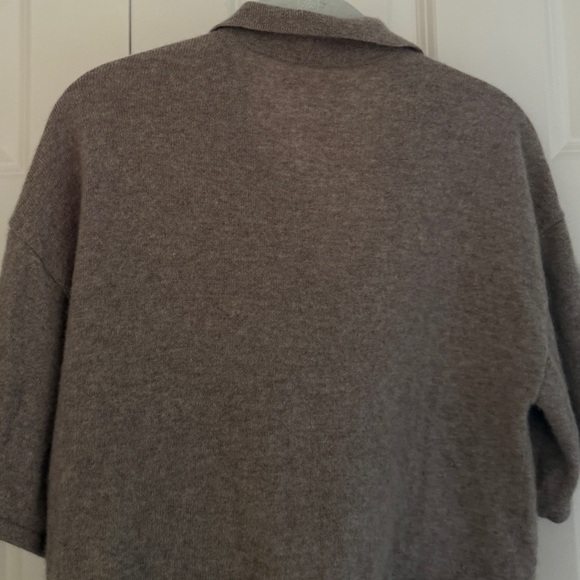 Reformation Maye Cashmere Short Sleeve Polo Sweater - Picture 5 of 7